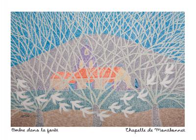 Ombre dans la forêt - Chapelle de Montbonnet